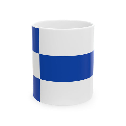 Haapsalu lipp (Estonia) White Coffee Mug-11oz-Go Mug Yourself