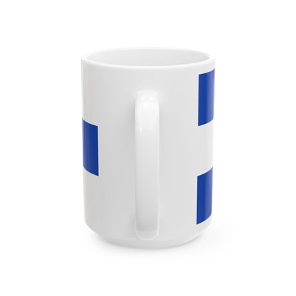 Haapsalu lipp (Estonia) White Coffee Mug-Go Mug Yourself