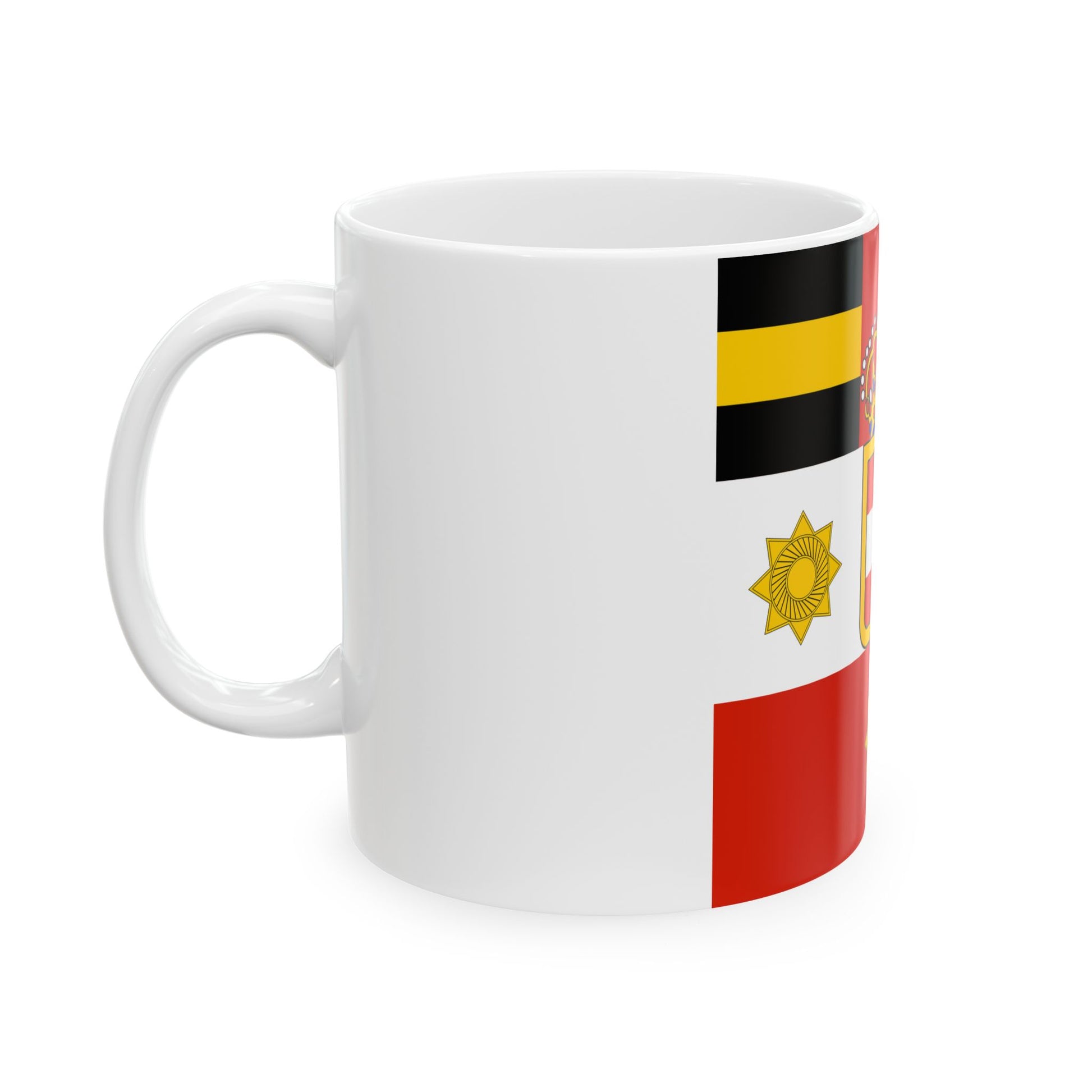 Habsburg Generals Flag (Austria) White Coffee Mug-Go Mug Yourself