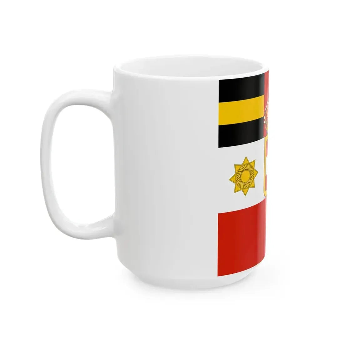 Habsburg Lieutenant Field Marshals Flag (Austria) White Coffee Mug - Go Mug Yourself