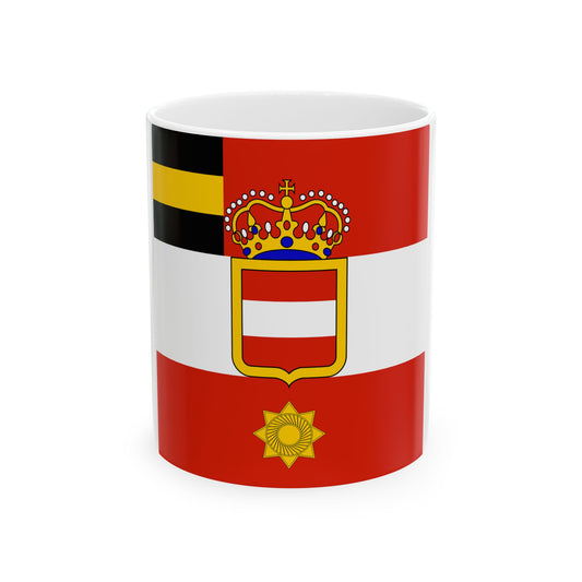 Habsburg Major Generals Flag (Austria) White Coffee Mug-11oz-Go Mug Yourself