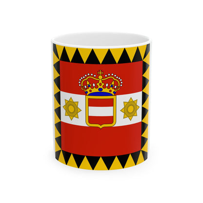 Habsburg Vice Admirals Flag (Austria) White Coffee Mug-11oz-Go Mug Yourself