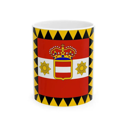 Habsburg Vice Admirals Flag (Austria) White Coffee Mug 11oz - Go Mug Yourself