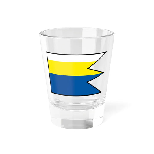 Habura Medzilaborce Flag (Slovakia) Shot Glass 1.5oz 1.5oz - Go Mug Yourself