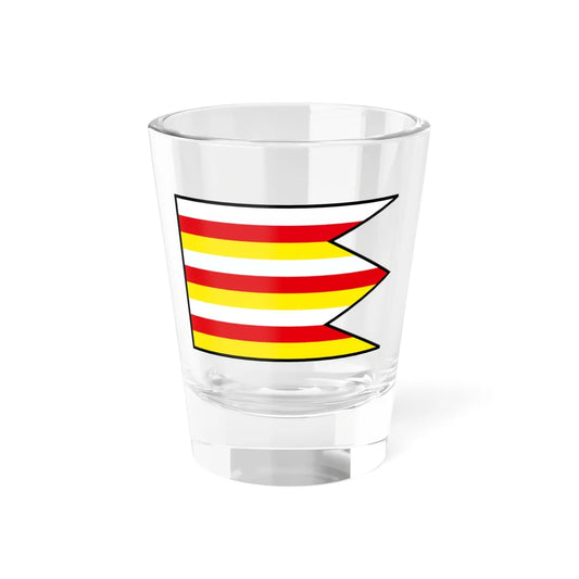 Hacava Kosice Okolie Flag (Slovakia) Shot Glass 1.5oz 1.5oz - Go Mug Yourself