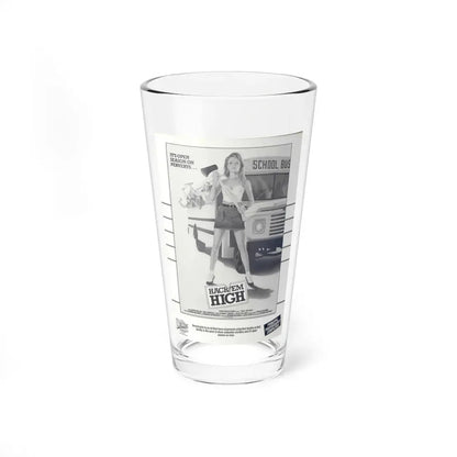 HACK'EM HIGH (CEMETERY HIGH) 1988 Movie Poster - Pint Glass 16oz 16oz - Go Mug Yourself
