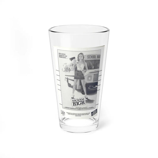HACK'EM HIGH (CEMETERY HIGH) 1988 Movie Poster - Pint Glass 16oz 16oz - Go Mug Yourself