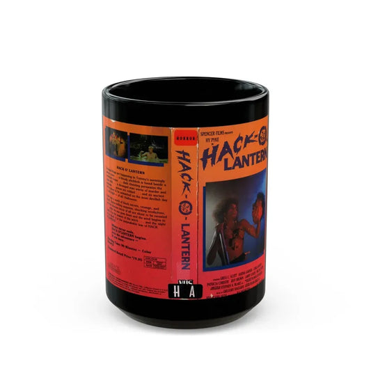 HACK O LANTERN (VHS COVER) - Black Coffee Mug 15oz - Go Mug Yourself