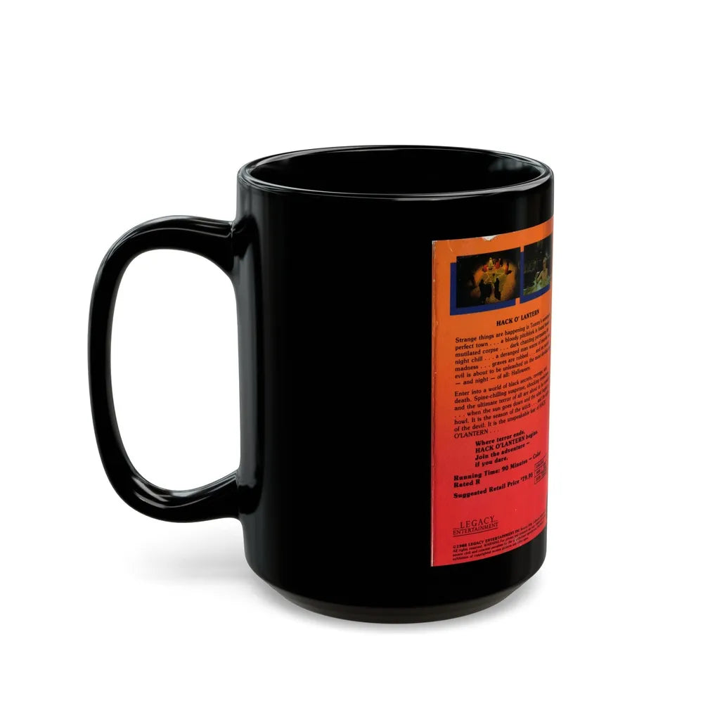 HACK O LANTERN (VHS COVER) - Black Coffee Mug-Go Mug Yourself