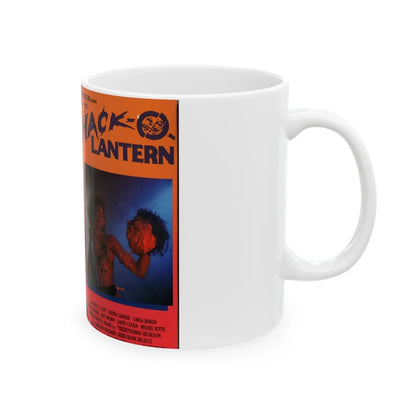 HACK O LANTERN (VHS COVER) - White Coffee Mug-Go Mug Yourself