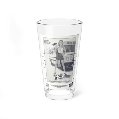 HACK'EM HIGH (CEMETERY HIGH) 1988 Movie Poster - Pint Glass 16oz-16oz-Go Mug Yourself