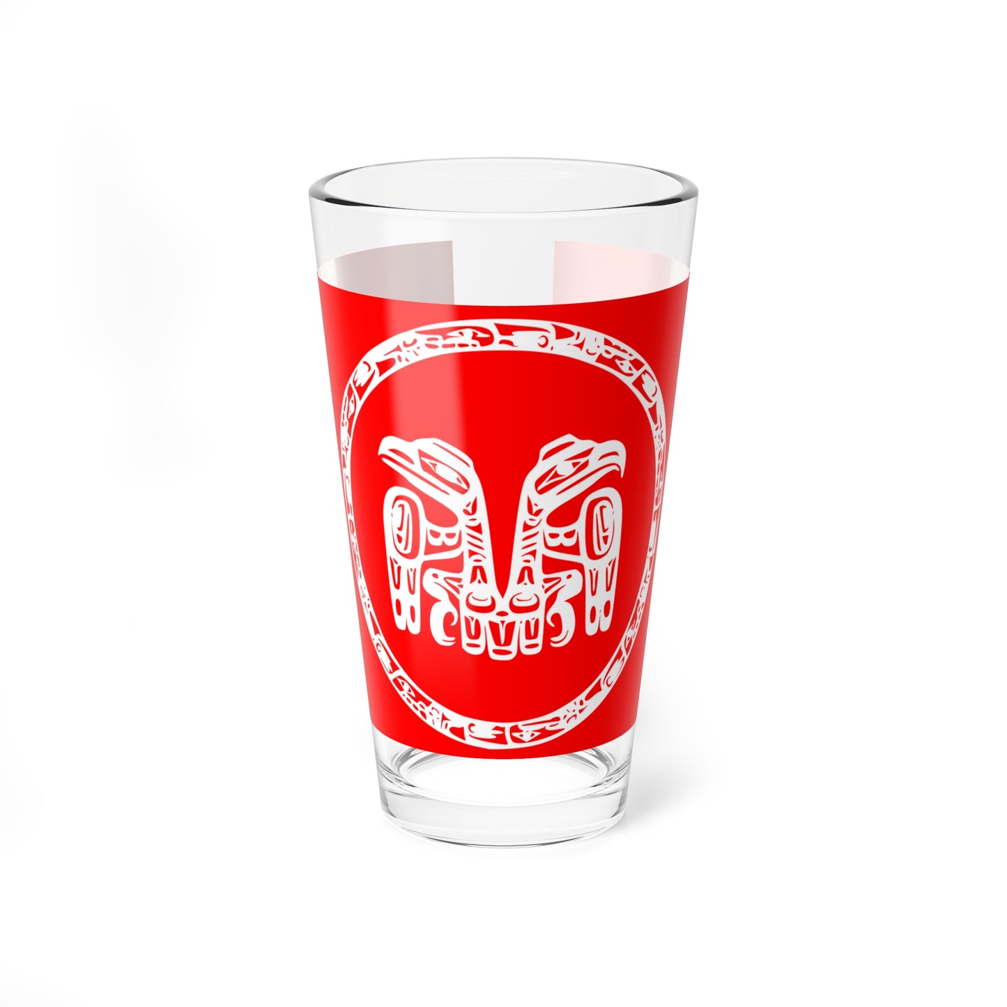 Haida Flag - Pint Glass 16oz-16oz-Go Mug Yourself