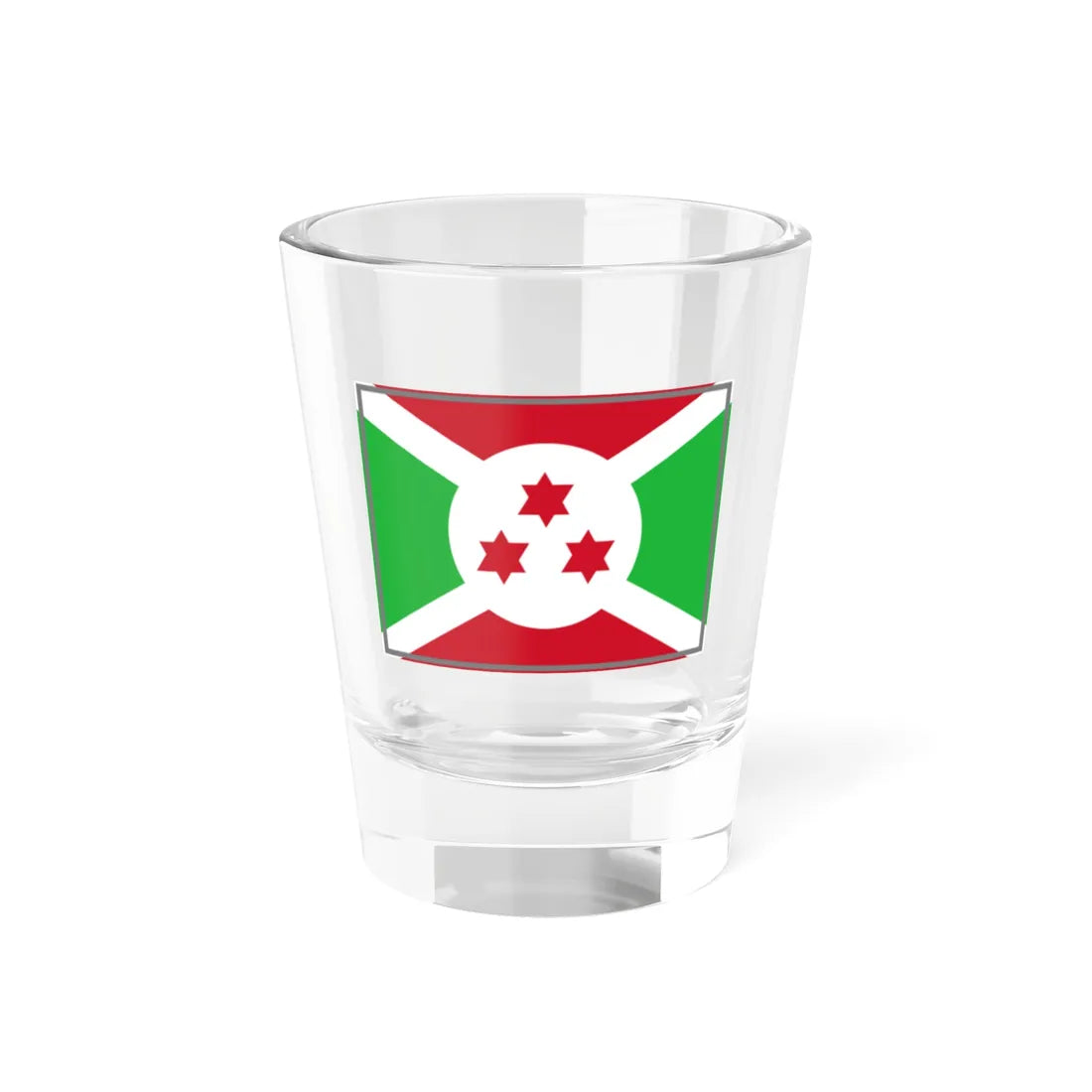 Haiku OS  BI Burundi (Burundi) Shot Glass 1.5oz 1.5oz - Go Mug Yourself