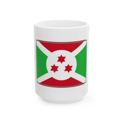 Haiku OS  BI Burundi (Burundi) White Coffee Mug 15oz - Go Mug Yourself