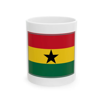 Haiku OS  GH Ghana (Ghana) White Coffee Mug 11oz - Go Mug Yourself