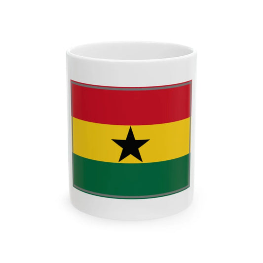 Haiku OS  GH Ghana (Ghana) White Coffee Mug 11oz - Go Mug Yourself