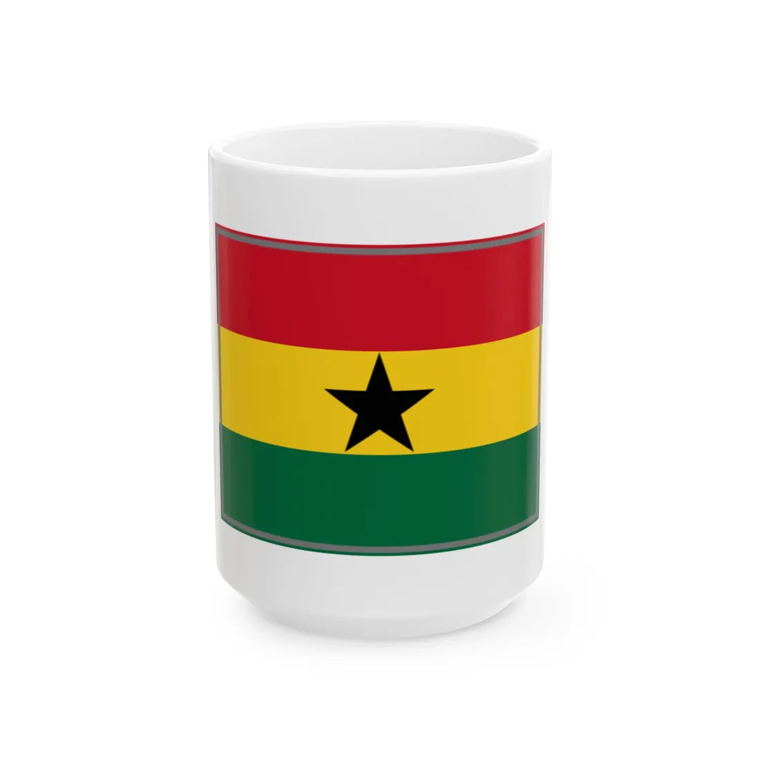 Haiku OS  GH Ghana (Ghana) White Coffee Mug 15oz - Go Mug Yourself