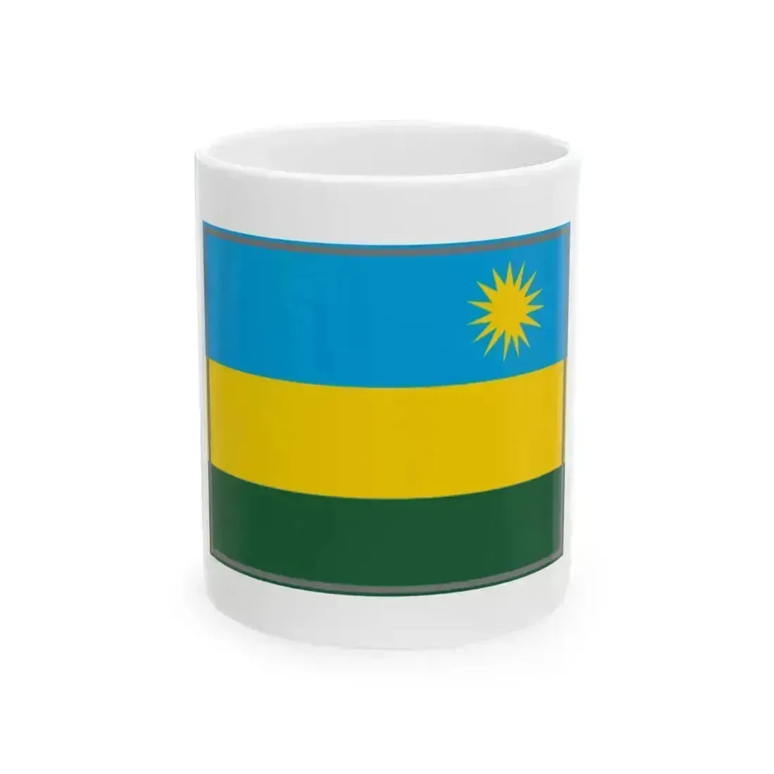 Haiku OS  RW Rwanda (Rwanda) White Coffee Mug 11oz - Go Mug Yourself