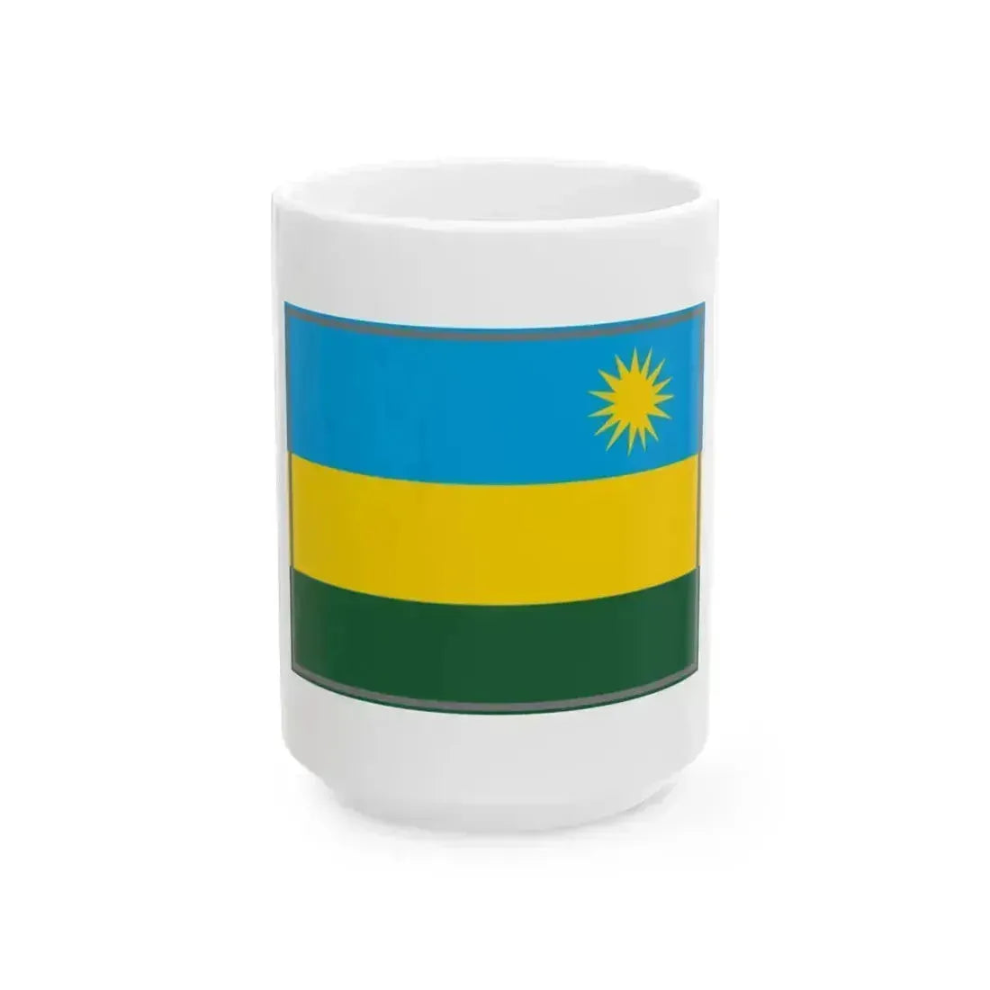 Haiku OS  RW Rwanda (Rwanda) White Coffee Mug 15oz - Go Mug Yourself