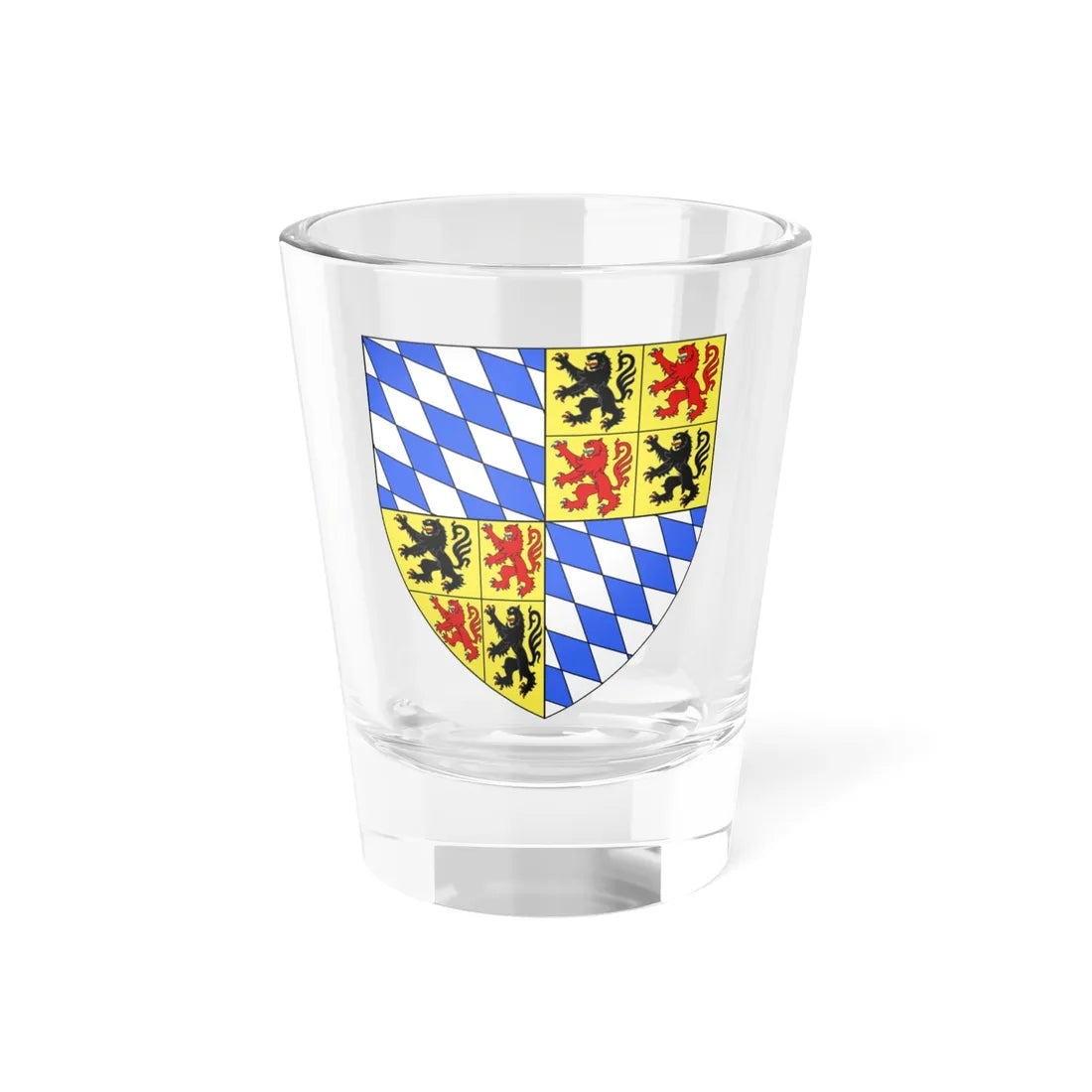 Hainaut-Bavaria Arms (Germany) (Coat of Arms) Shot Glass 1.5oz 1.5oz - Go Mug Yourself