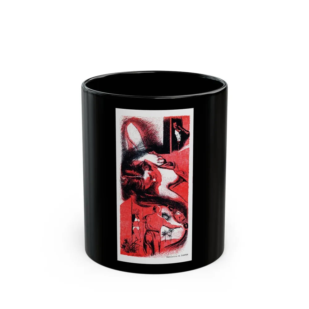 Hair the color of Blood, Bluebook, July 1953 - Black Coffee Mug-11oz-Go Mug Yourself