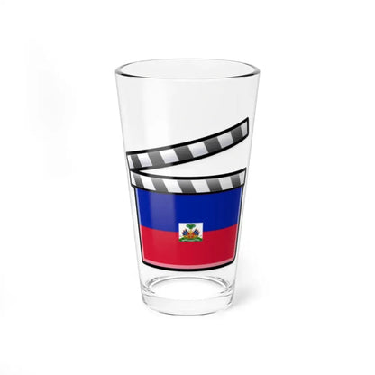 Haiti film clapperboard (Haiti) Pint Glass 16oz 16oz - Go Mug Yourself