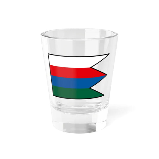 Hajtovka Stara Lubovna Flag (Slovakia) Shot Glass 1.5oz 1.5oz - Go Mug Yourself