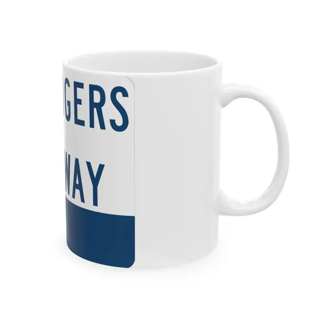 Hal Rogers Parkway (Kentucky) (Road Sign) White Coffee Mug - Go Mug Yourself