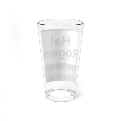 Hal Rogers Parkway maroon (Kentucky) (Road Sign) Pint Glass 16oz - Go Mug Yourself