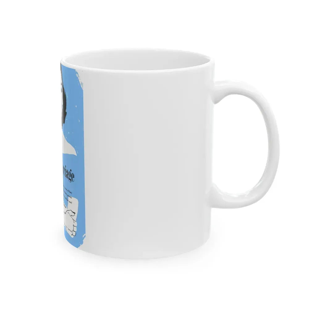 Half a Marriage (1), Redbook, November 1954 - White Coffee Mug - Go Mug Yourself