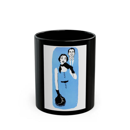 Half a Marriage (2), Redbook, November 1954 - Black Coffee Mug-11oz-Go Mug Yourself