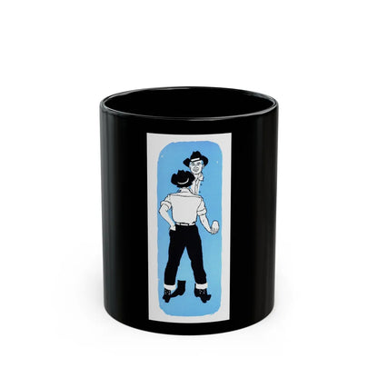 Half a Marriage (3), Redbook, November 1954 - Black Coffee Mug-11oz-Go Mug Yourself