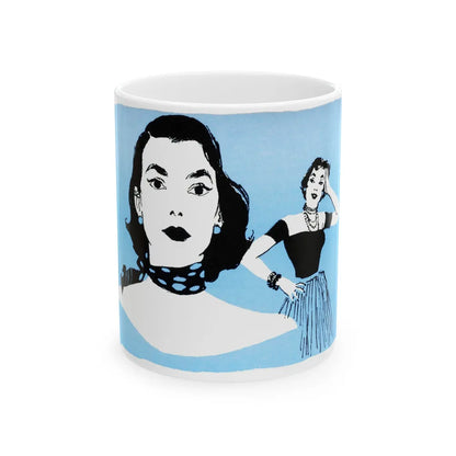 Half a Marriage (4), Redbook, November 1954 - White Coffee Mug-11oz-Go Mug Yourself