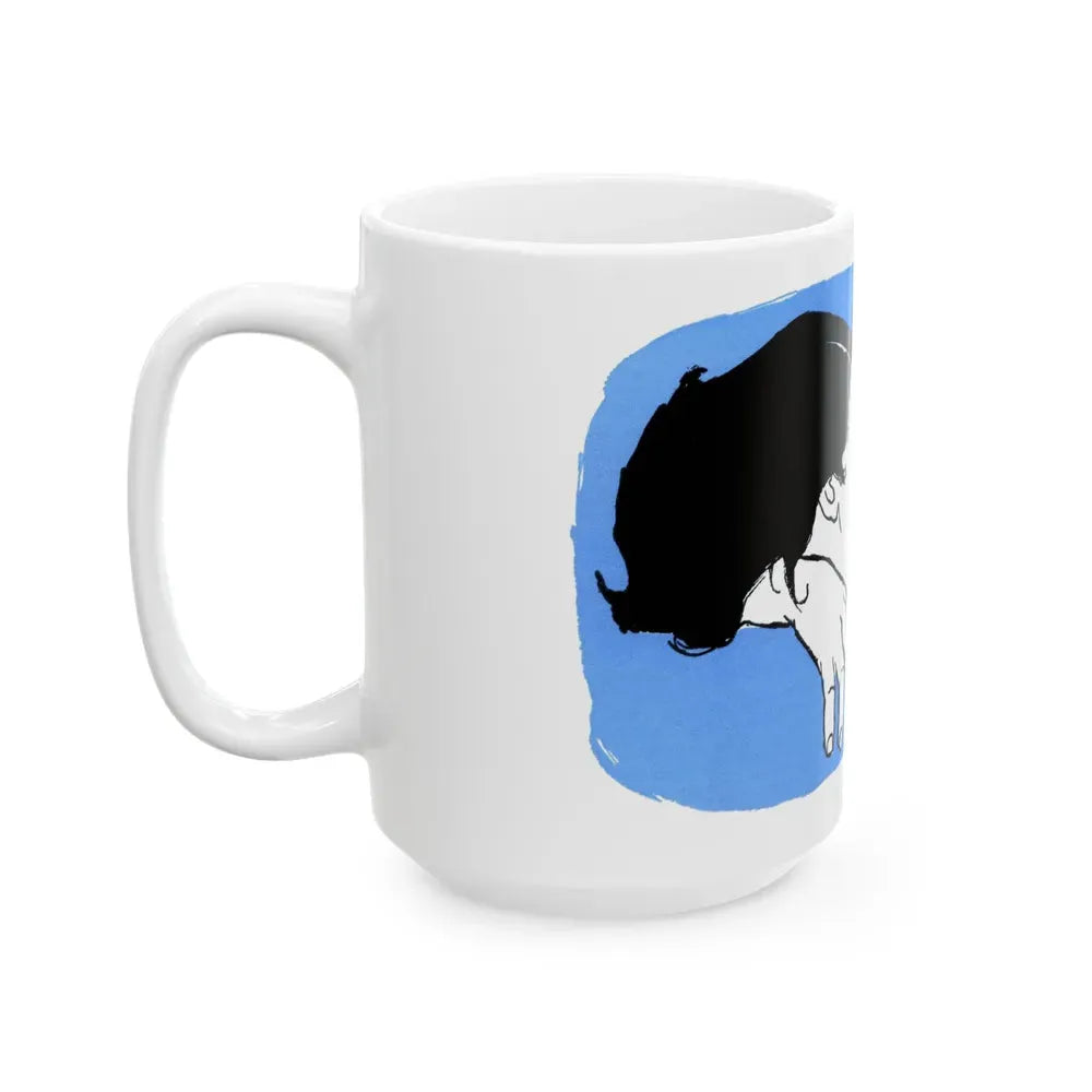 Half a Marriage (5), Redbook, November 1954 - White Coffee Mug - Go Mug Yourself