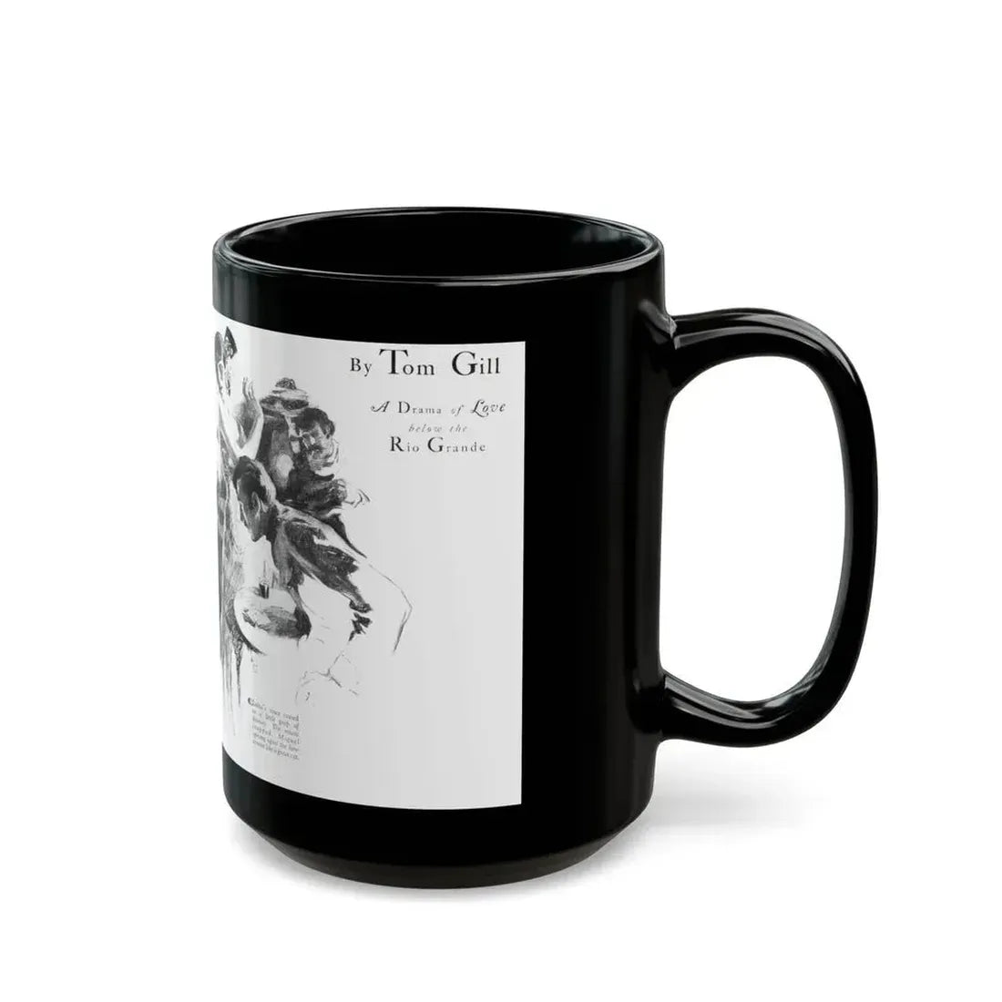 Half-Breed (1), Cosmopolitan, December 1929 - Black Coffee Mug - Go Mug Yourself