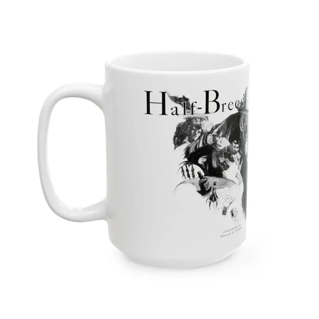 Half-Breed (1), Cosmopolitan, December 1929 - White Coffee Mug - Go Mug Yourself