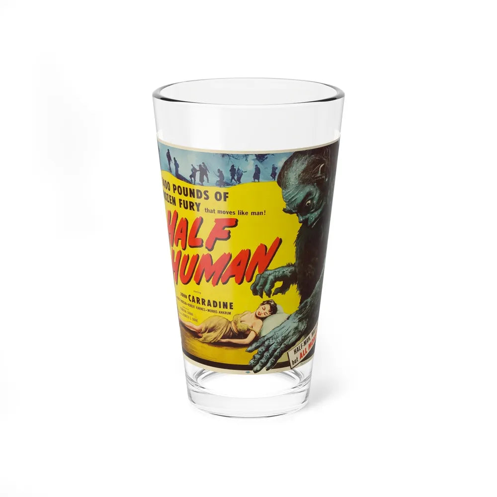 HALF HUMAN 1955 Movie Poster - Pint Glass 16oz-16oz-Go Mug Yourself