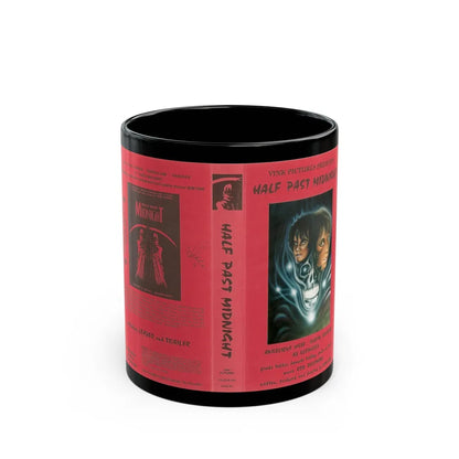 HALF PAST MIDNIGHT (VHS COVER) - Black Coffee Mug-11oz-Go Mug Yourself