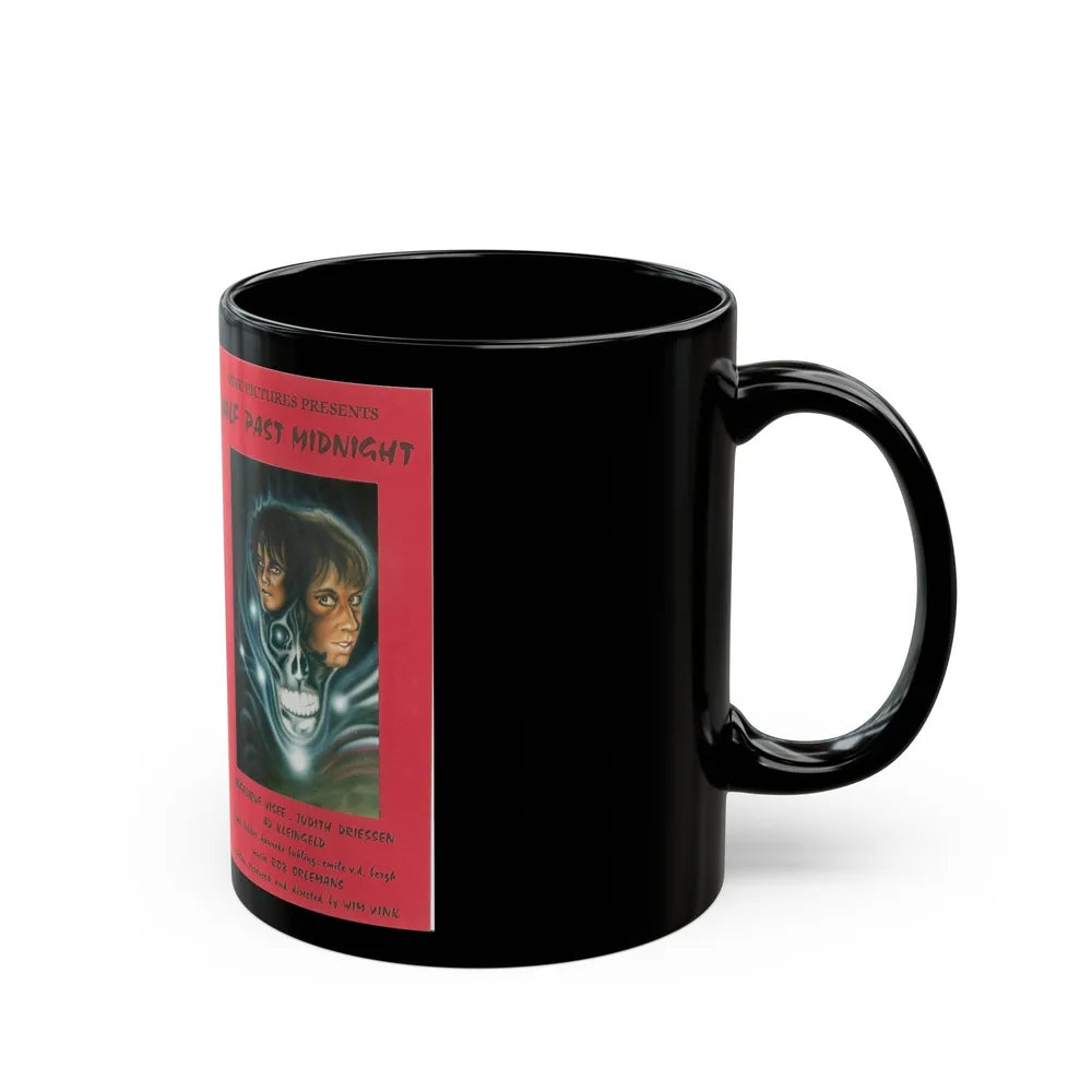 HALF PAST MIDNIGHT (VHS COVER) - Black Coffee Mug-Go Mug Yourself