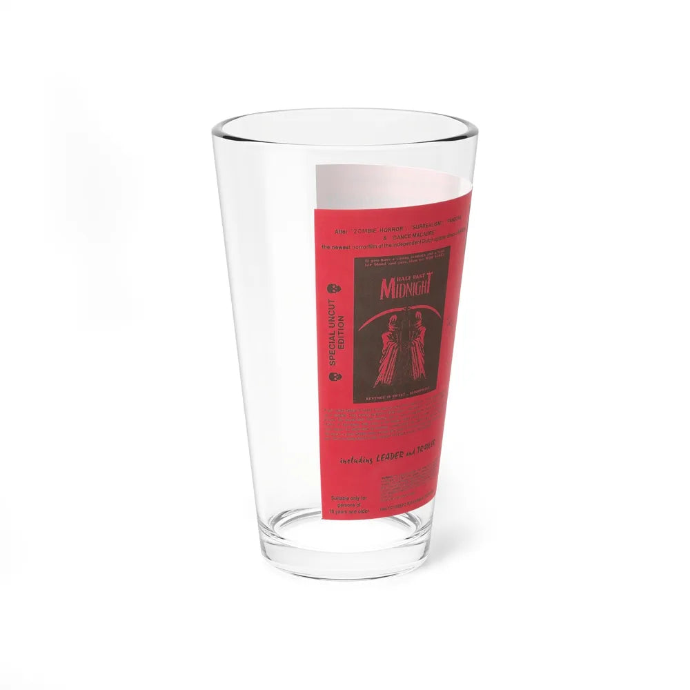 HALF PAST MIDNIGHT (VHS COVER) Pint Glass 16oz - Go Mug Yourself