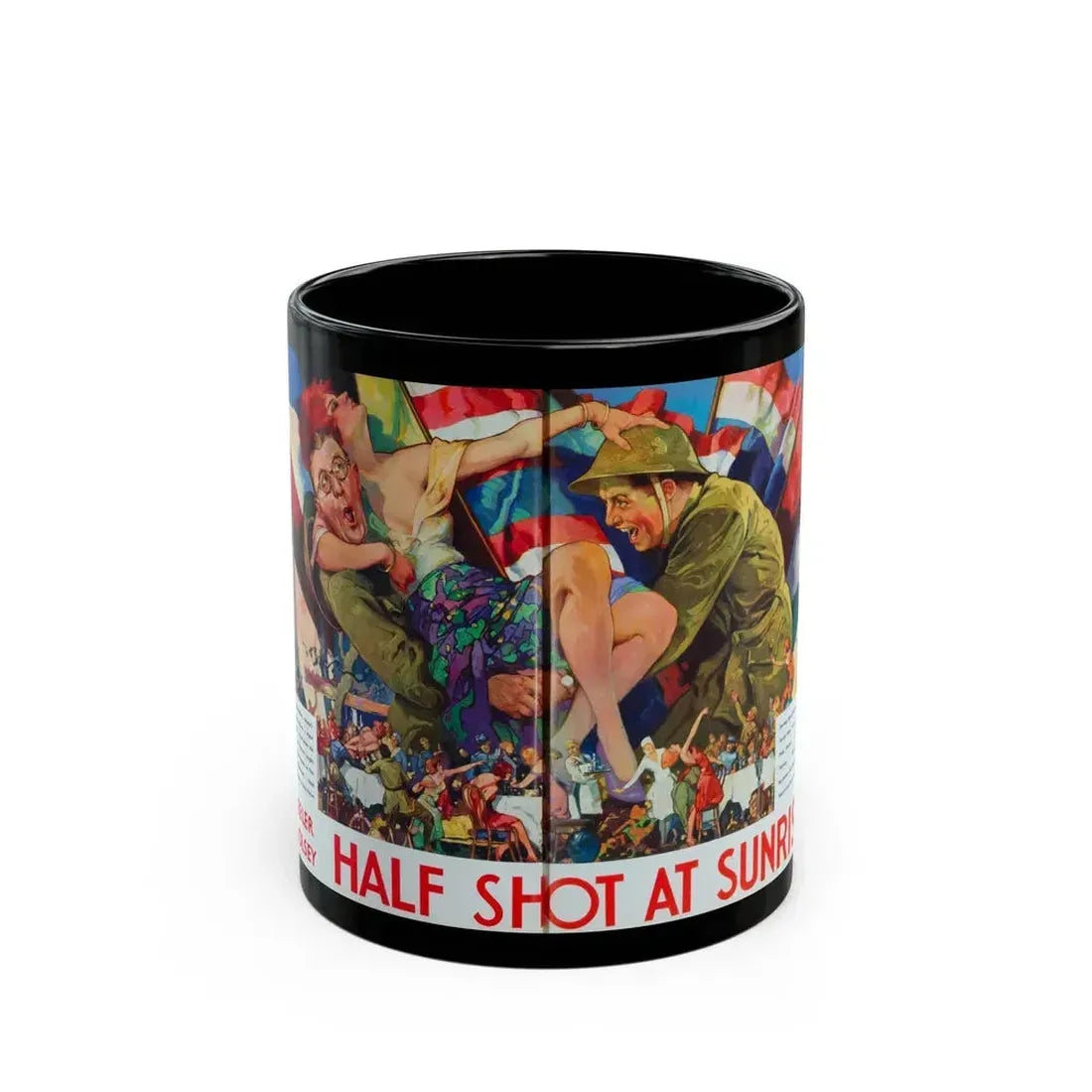 Half Shot At Sunrise, RKO Exhibitor's Book (1929 - 1930) - Black Coffee Mug 11oz - Go Mug Yourself