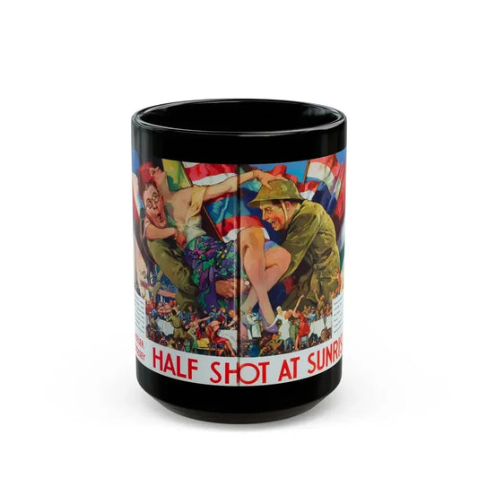 Half Shot At Sunrise, RKO Exhibitor's Book (1929 - 1930) - Black Coffee Mug 15oz - Go Mug Yourself
