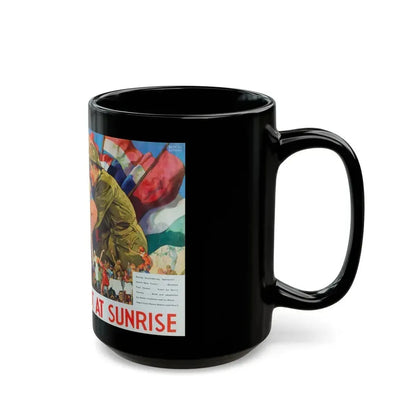 Half Shot At Sunrise, RKO Exhibitor's Book (1929 - 1930) - Black Coffee Mug - Go Mug Yourself