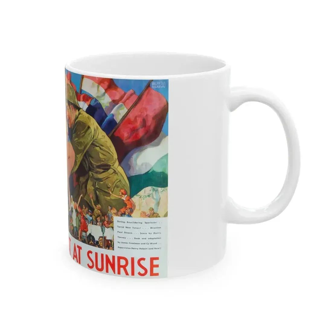 Half Shot At Sunrise, RKO Exhibitor's Book (1929 - 1930) - White Coffee Mug - Go Mug Yourself