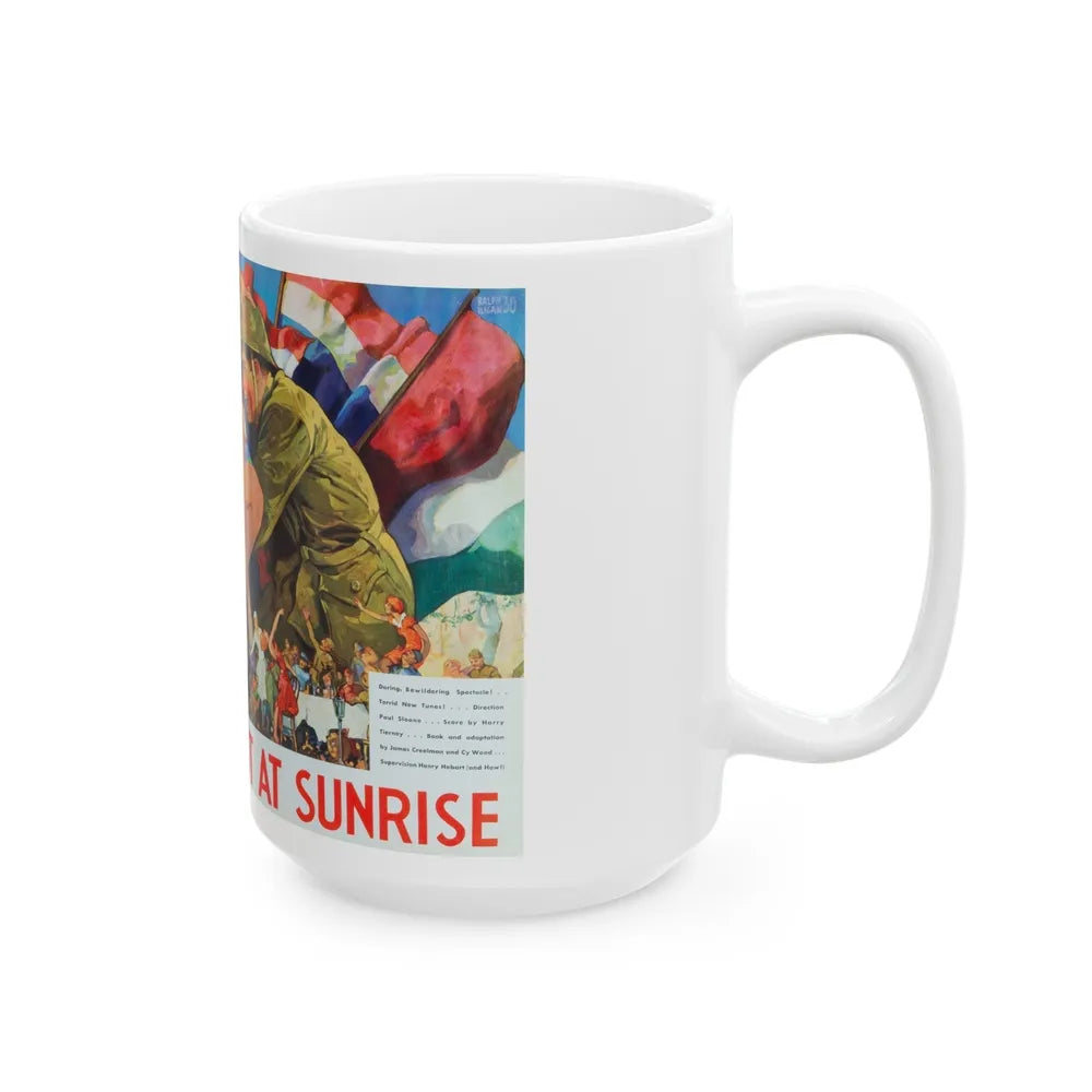 Half Shot At Sunrise, RKO Exhibitor's Book (1929 - 1930) - White Coffee Mug-Go Mug Yourself