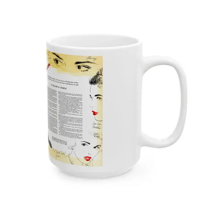 Halfback Hoodoo, Collier's, October 11, 1952 - White Coffee Mug - Go Mug Yourself