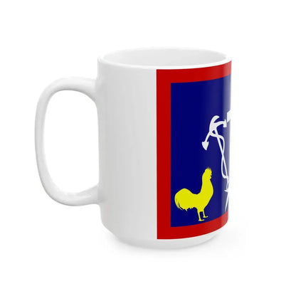 Halkidiki flag 1821 (Greece) White Coffee Mug - Go Mug Yourself