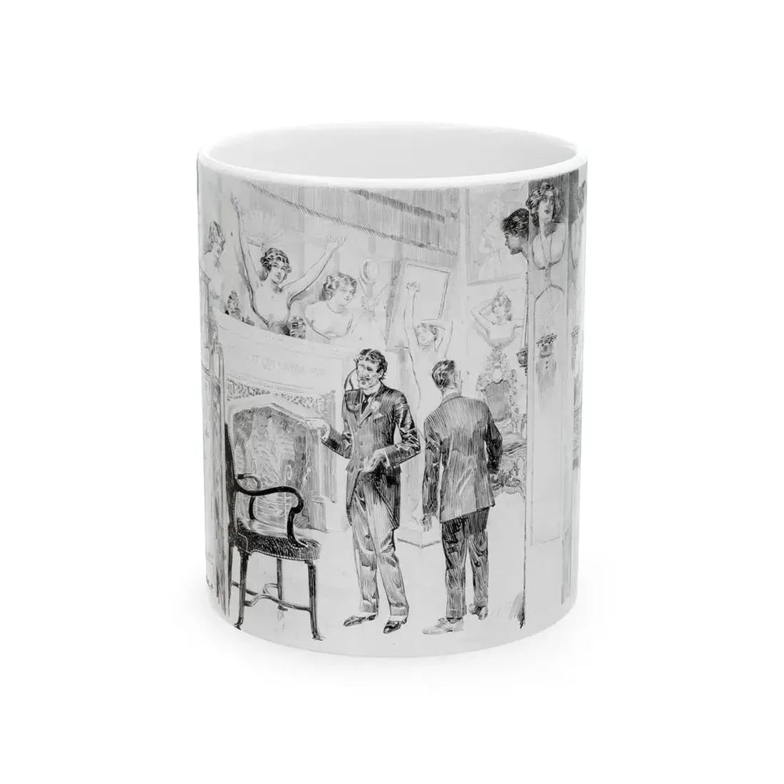 Hall of Beauties - White Coffee Mug - Go Mug Yourself