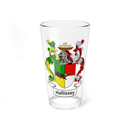 Hallissey Coat of Arms (Ireland) (Coat of Arms) Pint Glass 16oz 16oz - Go Mug Yourself