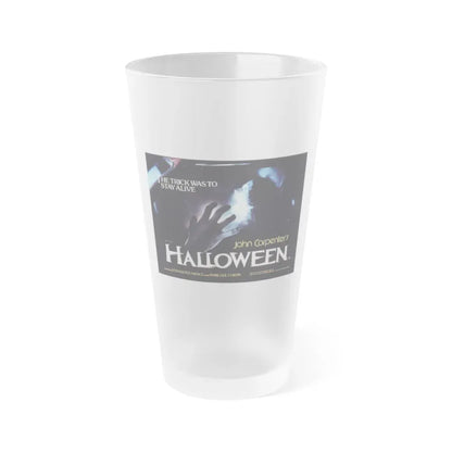 HALLOWEEN (2) 1978 Movie Poster - Frosted Pint Glass 16oz 16oz Frosted - Go Mug Yourself